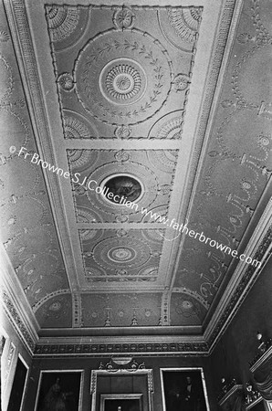 HEADFORD HOUSE  CEILING OF DINING ROOM